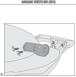 KAPPA 4114KITK KAWASAKI VERSYS 650 (15-18) YAN ÇANTA TASIYICI BAGLANTI KITI - Thumbnail