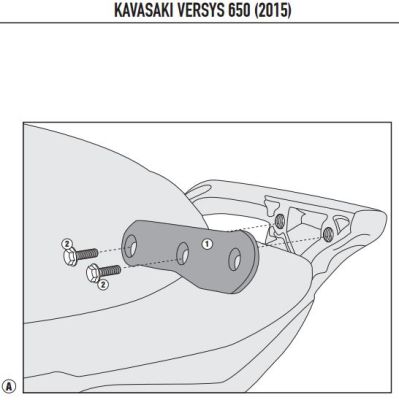 KAPPA 4114KITK KAWASAKI VERSYS 650 (15-18) YAN ÇANTA TASIYICI BAGLANTI KITI