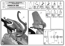 KAPPA - KAPPA A307AK HONDA SH 300I (07-10) RÜZGAR SİPERLİK BAĞLANTISI (1)