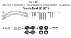 KAPPA D2123KITK YAMAHA N-MAX 125-155 (15-20) RÜZGAR SİPERLİK BAĞLANTISI - Thumbnail