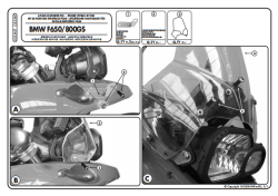 KAPPA - KAPPA D333KITK BMW F650GS - F800GS (08-17) RÜZGAR SİPERLİK BAĞLANTISI KAPPA - KAPPA D333KITK BMW F650GS - F800GS (08-17) RÜZGAR SİPERLİK BAĞLANTISI