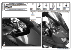 KAPPA - KAPPA D440KITK YAMAHA FZ6 600 FAZER S2 (07-11) RÜZGAR SİPERLİK BAĞLANTISI