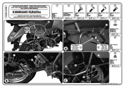 KAPPA KL448 KAWASAKI KLR 650 ENDURO (07-18) YAN ÇANTA TASIYICI - Thumbnail