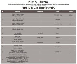 KAPPA KLR2122 YAMAHA MT-09 TRACER (15-17) YAN ÇANTA TASIYICI - Thumbnail