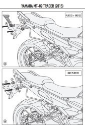 KAPPA KLR2122 YAMAHA MT-09 TRACER (15-17) YAN ÇANTA TASIYICI - Thumbnail