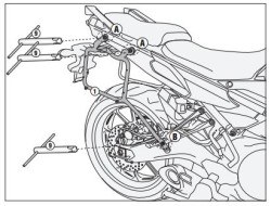 KAPPA KLR2122 YAMAHA MT-09 TRACER (15-17) YAN ÇANTA TASIYICI - Thumbnail