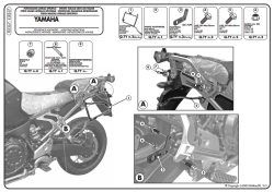 KAPPA KLR367 YAMAHA XT 1200Z SUPERTENERE (10-18) YAN ÇANTA TASIYICI - Thumbnail