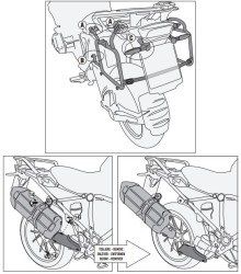 KAPPA KLR5108 BMW R 1200 GS - R 1200 GS ADVENTURE (13-18) YAN ÇANTA TASIYICI - Thumbnail