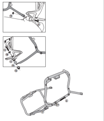 KAPPA KLX1104 HONDA VFR 800X CROSSRUNNER (11-14) YAN ÇANTA TASIYICI - Thumbnail