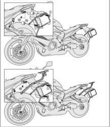 KAPPA KLX1104 HONDA VFR 800X CROSSRUNNER (11-14) YAN ÇANTA TASIYICI - Thumbnail