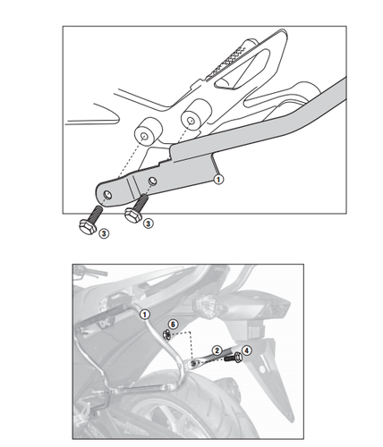 KAPPA KLX1111 HONDA NC 700 X-S - NC 750 X-S - NC 750 X-S DCT (12-15) YAN ÇANTA TAŞIYICI