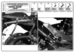 KAPPA KLX176 HONDA CB 600 F HORNET - HORNET ABS (07-10) YAN ÇANTA TASIYICI - Thumbnail