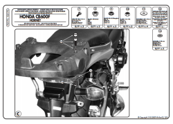 KAPPA KLX176 HONDA CB 600 F HORNET - HORNET ABS (07-10) YAN ÇANTA TASIYICI - Thumbnail