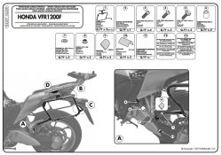 KAPPA KLX209 HONDA VFR 1200 F (10-16) YAN ÇANTA TASIYICI - Thumbnail