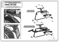 KAPPA KLX209 HONDA VFR 1200 F (10-16) YAN ÇANTA TASIYICI - Thumbnail