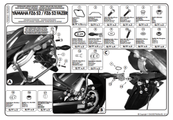 KAPPA KLX360 YAMAHA FZ6 S2 - FZ6 600 FAZER S2 (07-11) YAN ÇANTA TASIYICI - Thumbnail