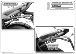 KAPPA KLX4104 KAWASAKI ER-6N - ER-6F 650 (12-16) YAN ÇANTA TASIYICI - Thumbnail