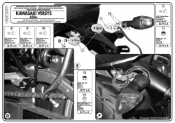 KAPPA KLX447 KAWASAKI VERSY 650 (06-09) YAN ÇANTA TASIYICI - Thumbnail