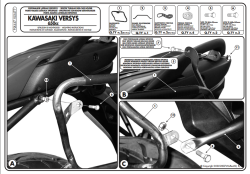 KAPPA KLX447 KAWASAKI VERSY 650 (06-09) YAN ÇANTA TASIYICI - Thumbnail