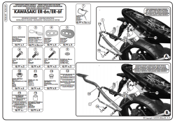 KAPPA KLX449 KAWASAKI ER-6N - ER-6F 650 (09-11) YAN ÇANTA TASIYICI - Thumbnail