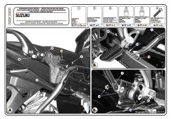 KAPPA - KAPPA KLX539 SUZUKI GSX 650 -1250 - GSF 650-1250 (07-16) YAN ÇANTA TASIYICI (1)