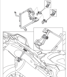 KAPPA KLXR1110 HONDA VFR 1200X CROSSTOURER (12-18) YAN ÇANTA TASIYICI - Thumbnail