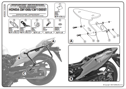 KAPPA KLXR208 HONDA CBF 1000 - ST (10-14) YAN ÇANTA TASIYICI - Thumbnail