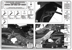 KAPPA KLXR208 HONDA CBF 1000 - ST (10-14) YAN ÇANTA TASIYICI - Thumbnail