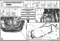 KAPPA - KAPPA KN369 HONDA CBF 600S -600N (04-07) KORUMA DEMİRİ (1)