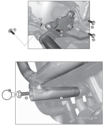 KAPPA - KAPPA KN4105 KAWASAKI VERSYS 1000 (12-14) KORUMA DEMİRİ (1)