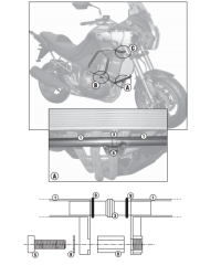 KAPPA KN4105 KAWASAKI VERSYS 1000 (12-14) KORUMA DEMİRİ - Thumbnail