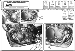 KAPPA - KAPPA KN43 SUZUKI GSF 600 BANDIT - S (96-04) KORUMA DEMİRİ (1)