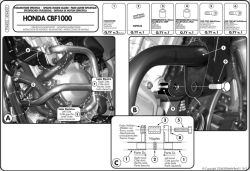 KAPPA - KAPPA KN452 HONDA CBF 1000 - ABS (06-09) KORUMA DEMİRİ (1)