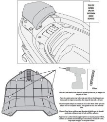 KAPPA - KAPPA KR1123MM HONDA FORZA 300 ABS (13-17) ARKA ÇANTA TAŞIYICI (1)