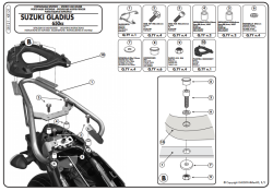 KAPPA KR121 SUZUKI GLADIUS 650 (09-16) ARKA ÇANTA TAŞIYICI - Thumbnail