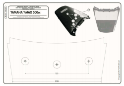 KAPPA KR364M YAMAHA T-MAX 500 (08-11) ARKA ÇANTA TAŞIYICI - Thumbnail