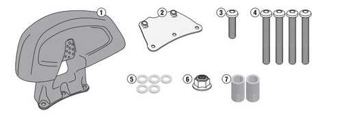 KAPPA KTB2120A YAMAHA TRICITY 125-155 (14-22) SISSYBAR