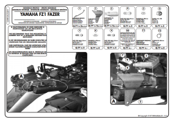 KAPPA KZ359 YAMAHA FZ1 FAZER 1000 (06-15) ARKA ÇANTA TAŞIYICI - Thumbnail