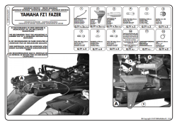 KAPPA - KAPPA KZ359 YAMAHA FZ1 FAZER 1000 (06-15) ARKA ÇANTA TAŞIYICI (1)