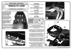 KAPPA KZ359 YAMAHA FZ1 FAZER 1000 (06-15) ARKA ÇANTA TAŞIYICI - Thumbnail