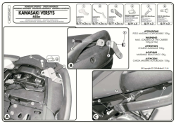 KAPPA KZ447 KAWASAKI VERSYS 650 (06-09) ARKA ÇANTA TAŞIYICI - Thumbnail