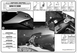 KAPPA - KAPPA KZ688 BMW R 1200 R (06-10) ARKA ÇANTA TAŞIYICI (1)