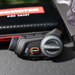 KNMASTER KN1200C Kameralı Motosiklet Bluetooth Intercom Kulaklık Seti - Thumbnail