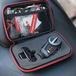 KNMASTER KN1200C Kameralı Motosiklet Bluetooth Intercom Kulaklık Seti - Thumbnail
