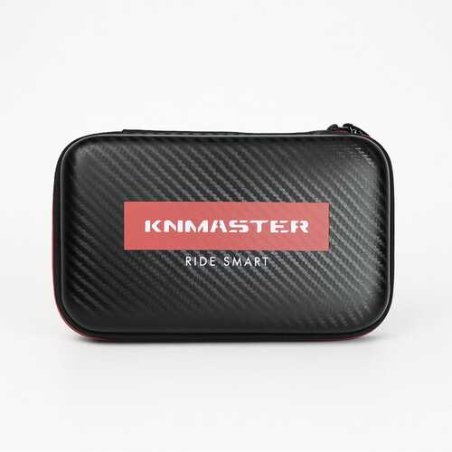 KNMASTER KN6100 Pro Motosiklet Kask Intercom Kulaklık Seti Siyah