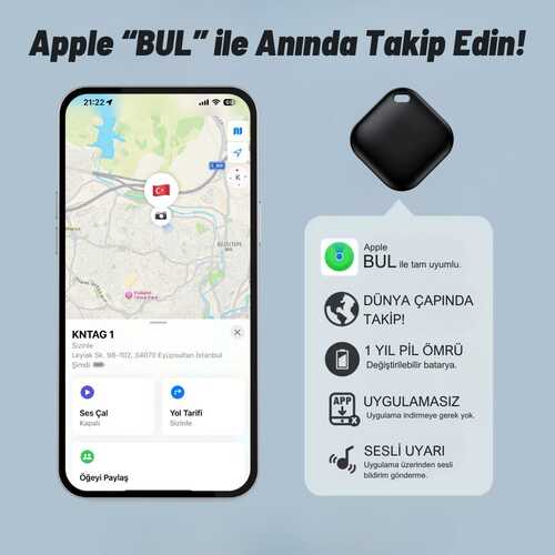 KNMASTER KNTAG 1 Akıllı Takip Cihazı