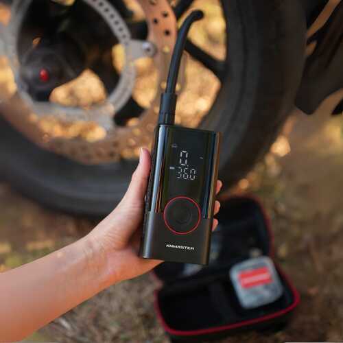 KNMASTER LP200 - 150 PSI Dijital Göstergeli Şarjlı Hava Pompası