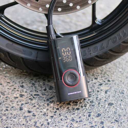 KNMASTER LP200 - 150 PSI Dijital Göstergeli Şarjlı Hava Pompası