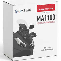 KNMASTER - KNMASTER MA1200 HONDA ADV 350 Uyumlu Elektrikli Ön Cam Mekanizması 2025