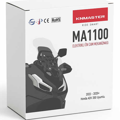 KNMASTER MA1200 HONDA ADV 350 Uyumlu Elektrikli Ön Cam Mekanizması 2025